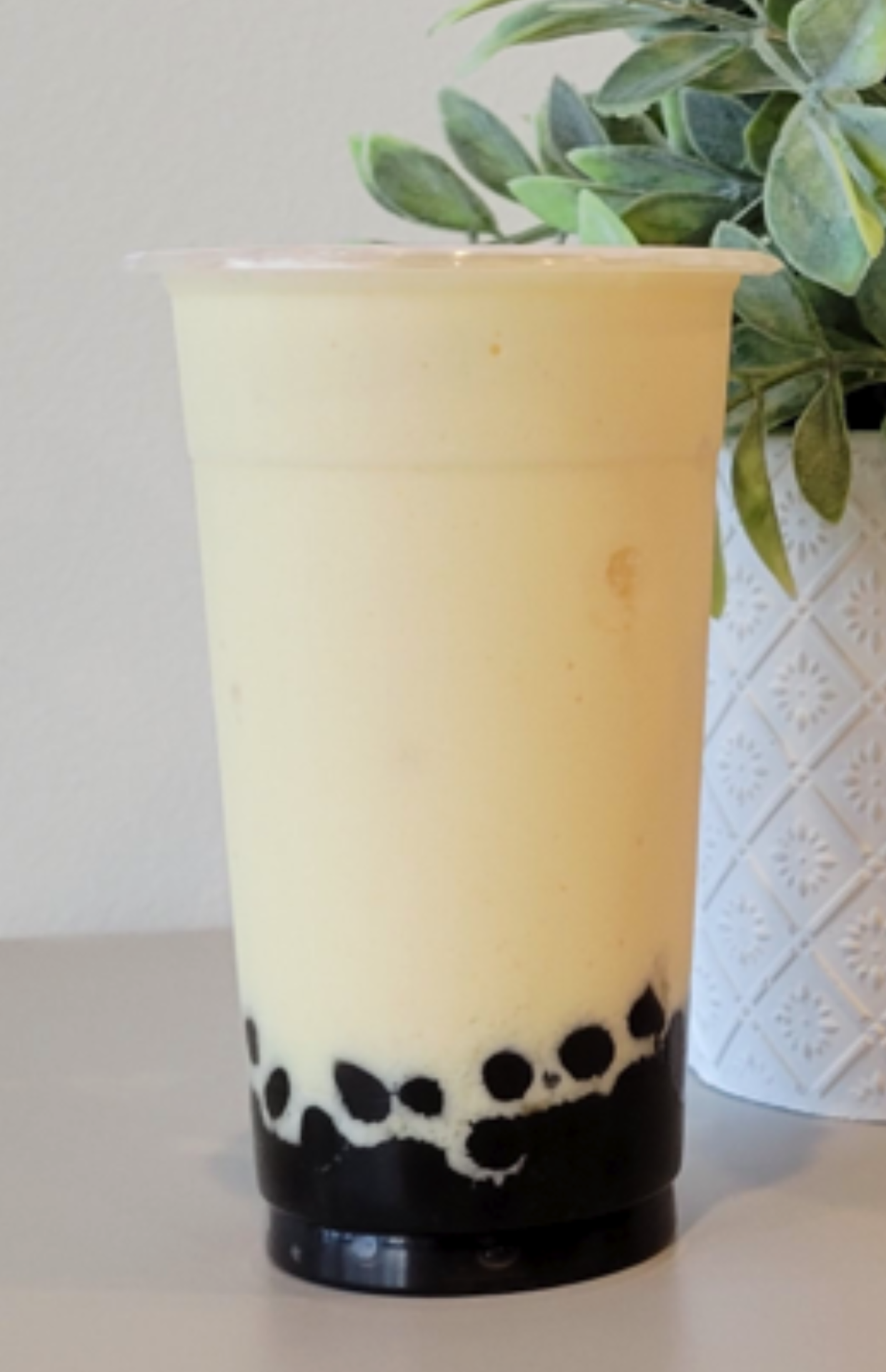 Mango Yogurt with Tapioca Pearls